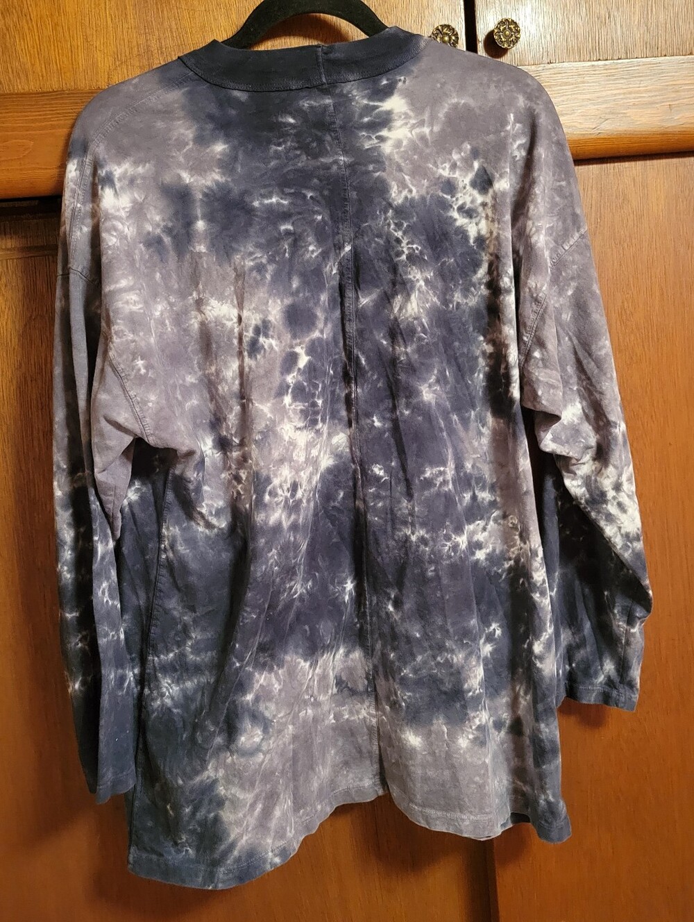 We The Free Oversized Tiedye Casual Long Sleeve Everyday 100% Cotton T Shirt | M - Picture 4 of 9
